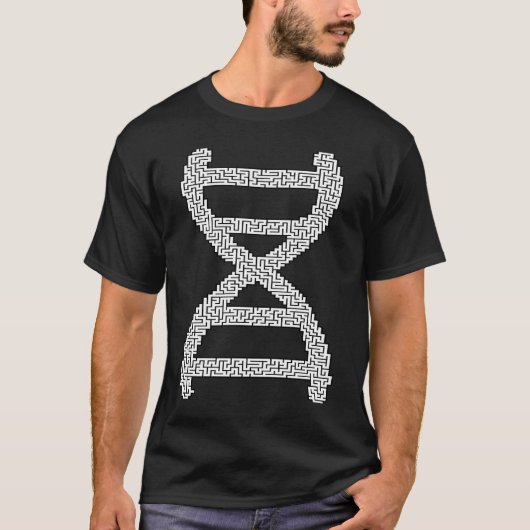 T-shirt ADN Labyrinthe Puzzle Maze (Devant)