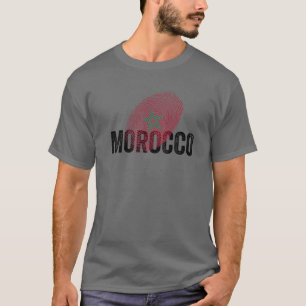 T-shirt ADN Maroc Cool Africain Moorish Fière Maroc Fl
