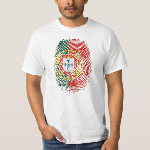 T-shirt ADN Português (ADN) - Tugas Camisas e Presentes