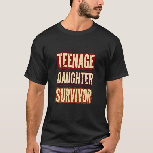 T-shirt Ado Fille Survivor Vêtements parentaux (Devant)