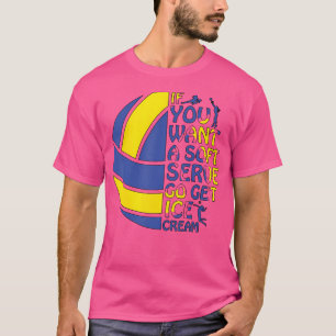 T-shirt Ado Girls Volleyball Shirts Drôle Si Vous Voulez U