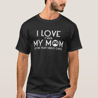 T-shirt Ado Jeux Vidéo Garçon J'aime ma maman