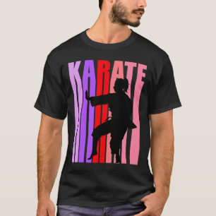 T-shirt Ado Karate Vintage Anniversaire Couleurs Cool Gris