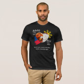 T-shirt Adobo + Riz = Véritable Amour (Devant entier)