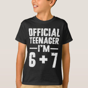 T-shirt Adolescent Je suis mon 13e anniversaire 6 7 Meme S