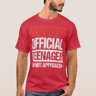 T-shirt Adolescent officiel 13 ans Funny 13e anniversaire