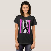 T-shirt Adolescente Équipe de Danse Believe Rose Danseuse (Devant entier)