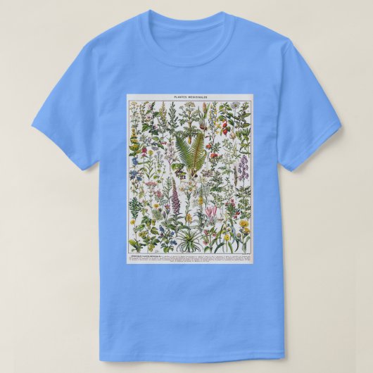 T-shirt Adolphe Millot Plantes Medicinales B vinification (Design devant)