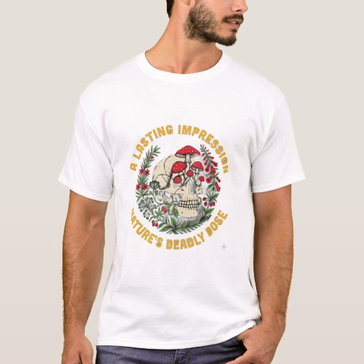 T-shirt ADOM Tee-shirt Champignon Empreinte Durable (Devant)
