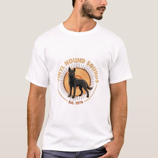 T-shirt ADOM Vinyl Hound Sounds Tee (Devant)