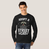 T-shirt Adopt A Street Cat Raccoon 1 (Devant entier)