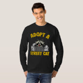 T-shirt Adopt A Street Cat Trash Garbage Panda Raccoon  3 (Devant entier)
