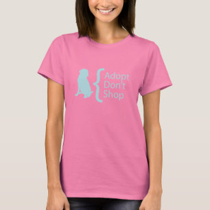 T-shirt Adopt ne font pas des emplettes