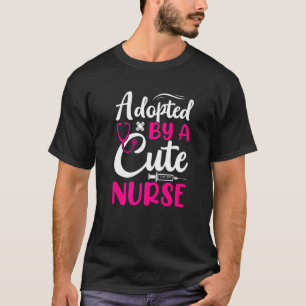 T-shirt Adopté Par Cute Nurse Adoption Adopter Kids Graphi
