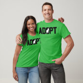 T-shirt Adopter Adopter des animaux rétro (Unisexe)