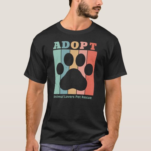 T-shirt Adopter la coutume (Devant)