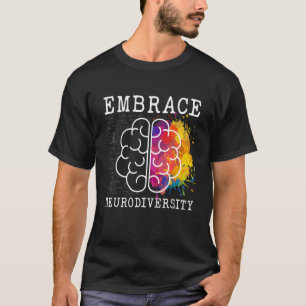 T-shirt Adopter la Neurodiversité Autisme ADHD TSA Arc-en-