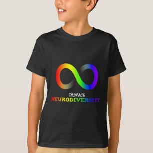 T-shirt Adopter la Neurodiversité Autisme Asd Tdah Infini