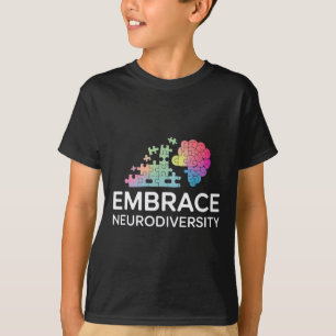 T-shirt Adopter la Neurodiversité Autisme Tdah Inclusion M