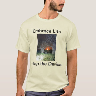 T-shirt Adopter la vie, lâcher l'appareil