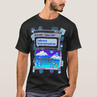 T-shirt Adopter le Skeuomorphisme Frutiger Aero Pixel Art
