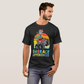 T-shirt Adopter les Différences Autisme Dinosaure Camion G (Devant entier)