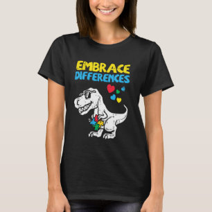 T-shirt Adopter les différences Dino Garçons tout-petit Se