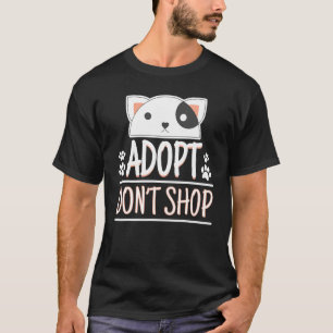 T-shirt Adopter Ne pas Acheter Animaux de compagnie Sensib