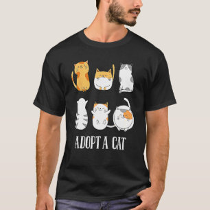 T-shirt Adopter Un Chat Happy Foster Adopter Kitten Adopti