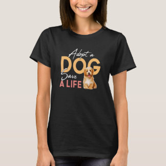 T-shirt Adopter Un Chien Sauver Une Secourt De Vie Havanai