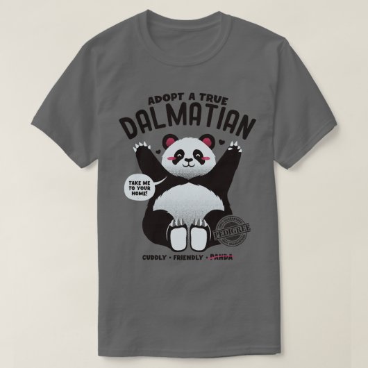 T-shirt Adopter un Dalmatien par Tobe Fonseca (Design devant)