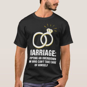 T-shirt Adopter Un Homme Surélevé Drôle Épouse Humour Épou