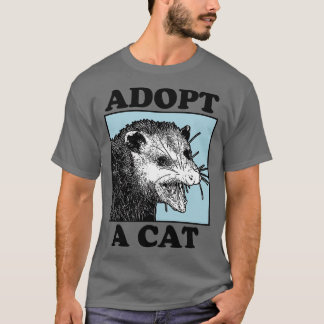 T-shirt Adopter Un Manche Long Pour Enfants Chat