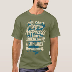 T-shirt Adopter Une Chemise Chihuahua Secourue Chien