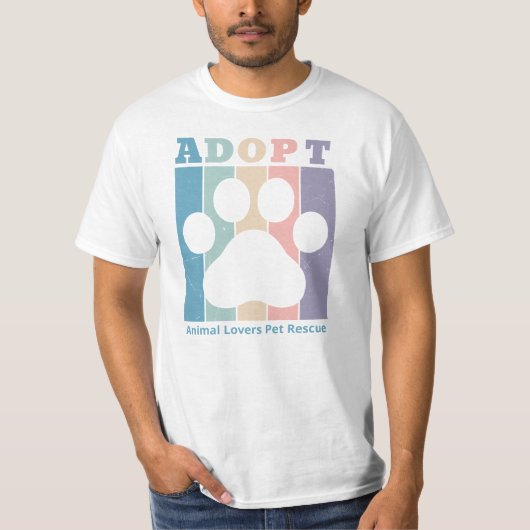 T-shirt Adopter une coutume colorée (Devant)