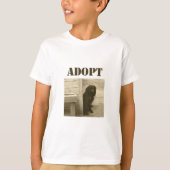 T-shirt Adoptez le chien égaré (Devant)