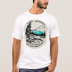 T-shirt Adoptez le plein air