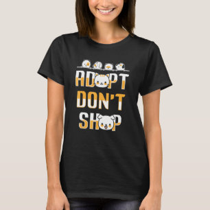 T-shirt Adoptez Ne pas Acheter Abri animal de sauvetage 1