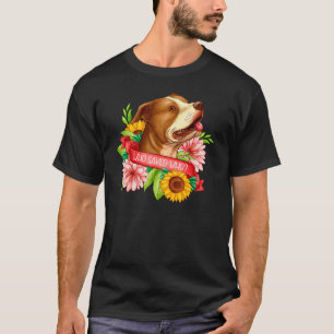 T-shirt Adoptez Ne Pas Acheter Animal Pitbull Pibble Maman