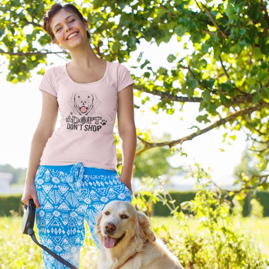 T-shirt Adoptez Ne pas Acheter Secourir Chien sans-abri