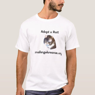 T-shirt Adoptez un rat !