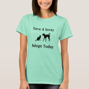 T-shirt adoptez une bête perdue