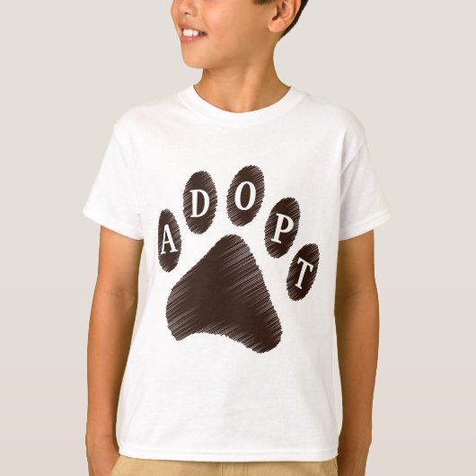 T-shirt Adoption animale (Devant)