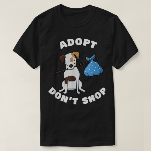 T-shirt Adoption d'animaux pour les sauveteurs de chiens t (Design devant)