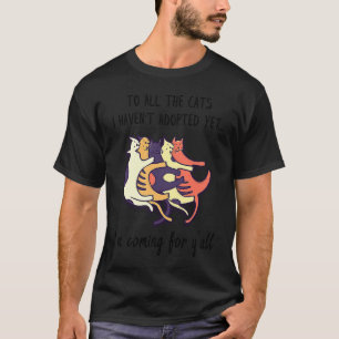T-shirt Adoption de chat Sauvetage d'animal doux Adopter