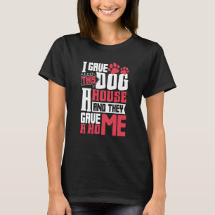 T-shirt Adoption de chien Sauvetage d'animaux Sauvetage de