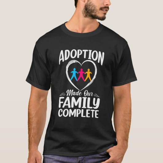 T-shirt Adoption Rendu Notre Famille Complète Gotcha Day F (Devant)