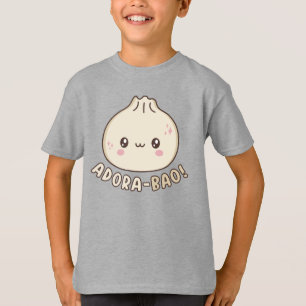 T-shirt Adora-Bao Cute Kawaii Bao Louveur de jeu de mots