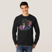 T-shirt Adora Bull Pitbull Et Fleurs (Devant entier)