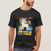 T-shirt Adorable 100 Days of Magical Learning School Unico (Devant)